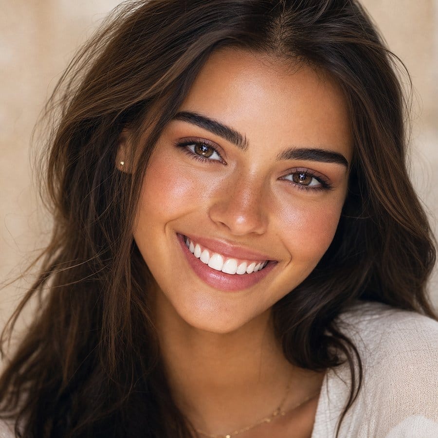 Patient with a beautiful smile